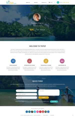 Web Design by pb for this project | Design: #7817278