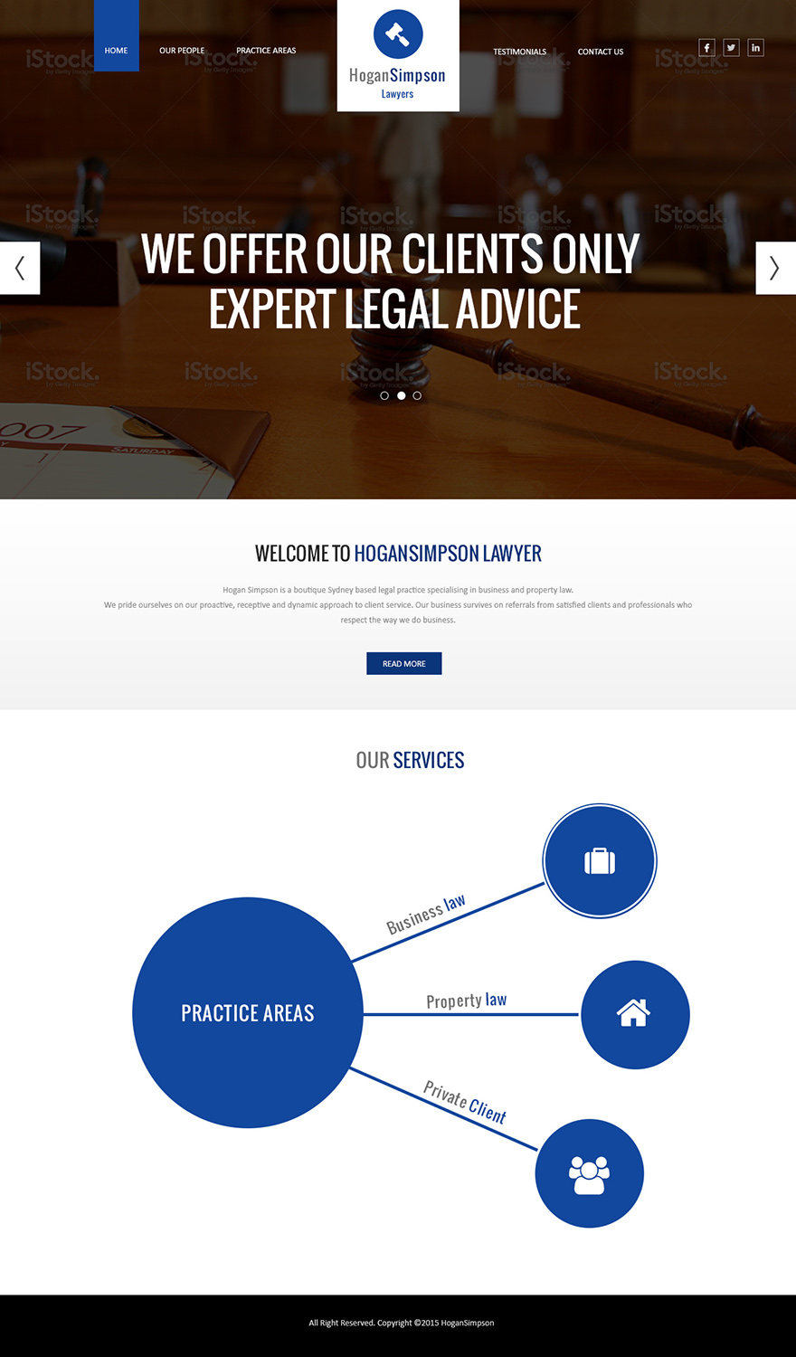Web Design par Creations Box 2015 pour Hogan Simpson | Design #7798863