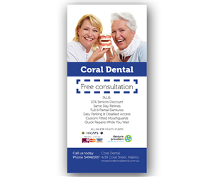 Flyer Design by Boss Designs for King Street Dental Laborartory | Design: #1927767