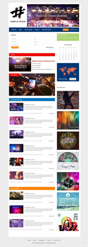 Web-Design von pb für Electronic Music Diary | Design: #7827245