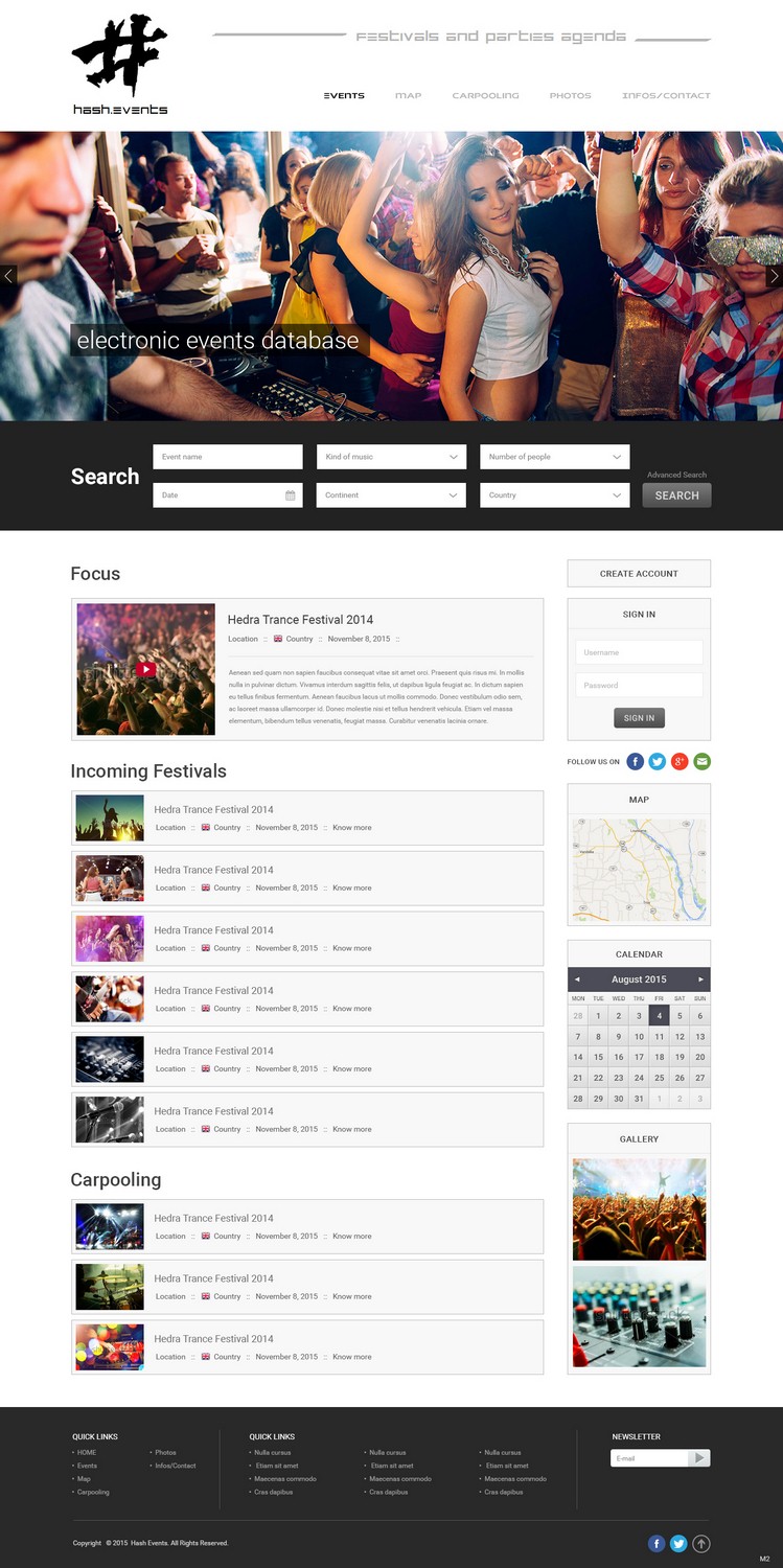 Web-Design von pb für Electronic Music Diary | Design #7827249