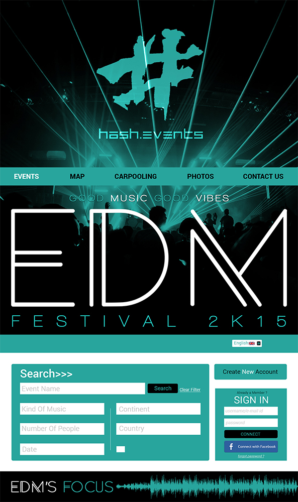 Web-Design von Mitransh für Electronic Music Diary | Design #7951193