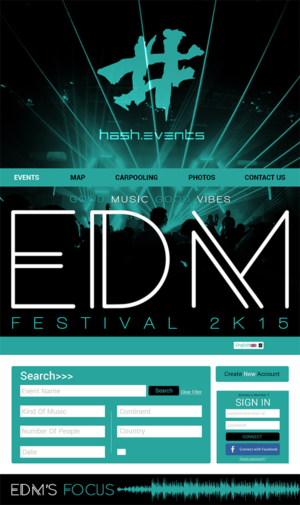 Web-Design von Mitransh für Electronic Music Diary | Design: #7951193
