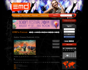 Web-Design von account für Electronic Music Diary | Design: #7941042