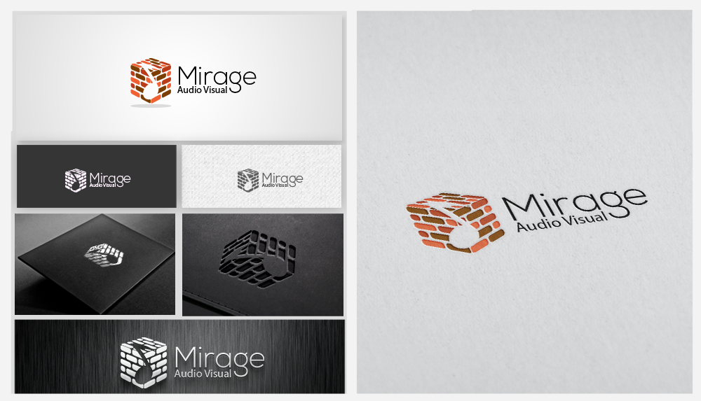 Logo Design by Monster designs for Mirage Audio Visual Inc | Design #1924747