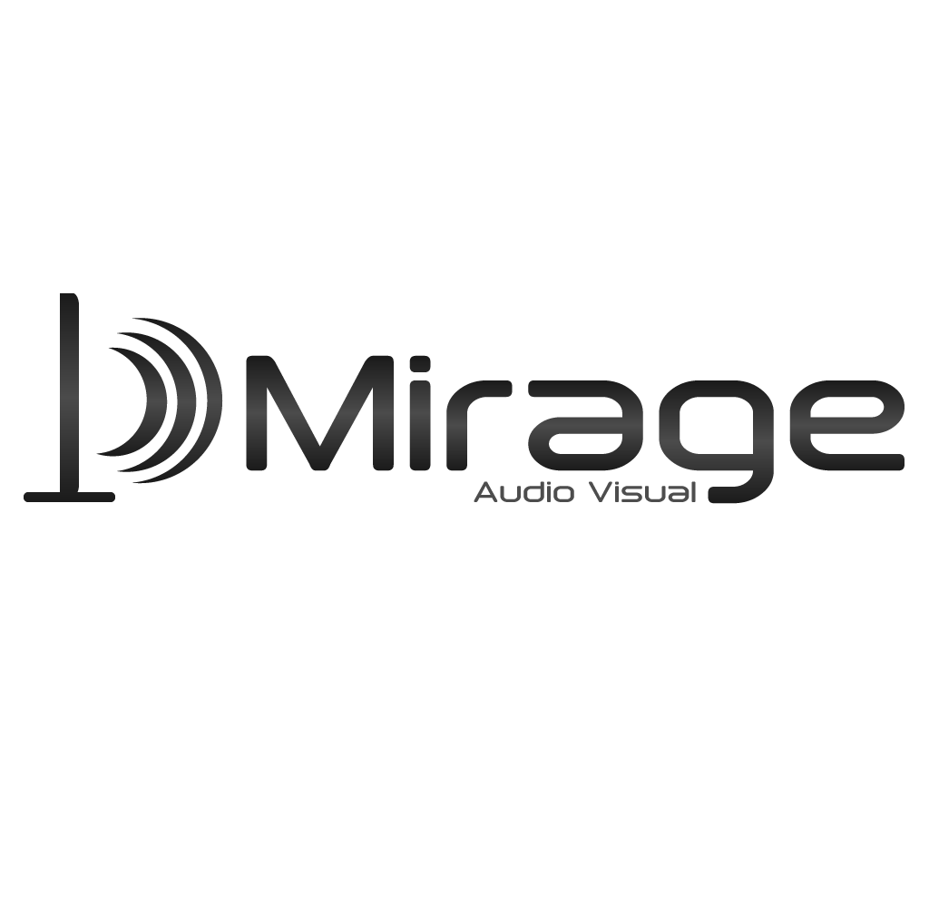 Logo-Design von Red Attire Designs für Mirage Audio Visual Inc | Design #1935853
