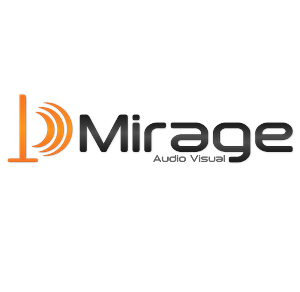 Logo-Design von Red Attire Designs für Mirage Audio Visual Inc | Design: #1935857