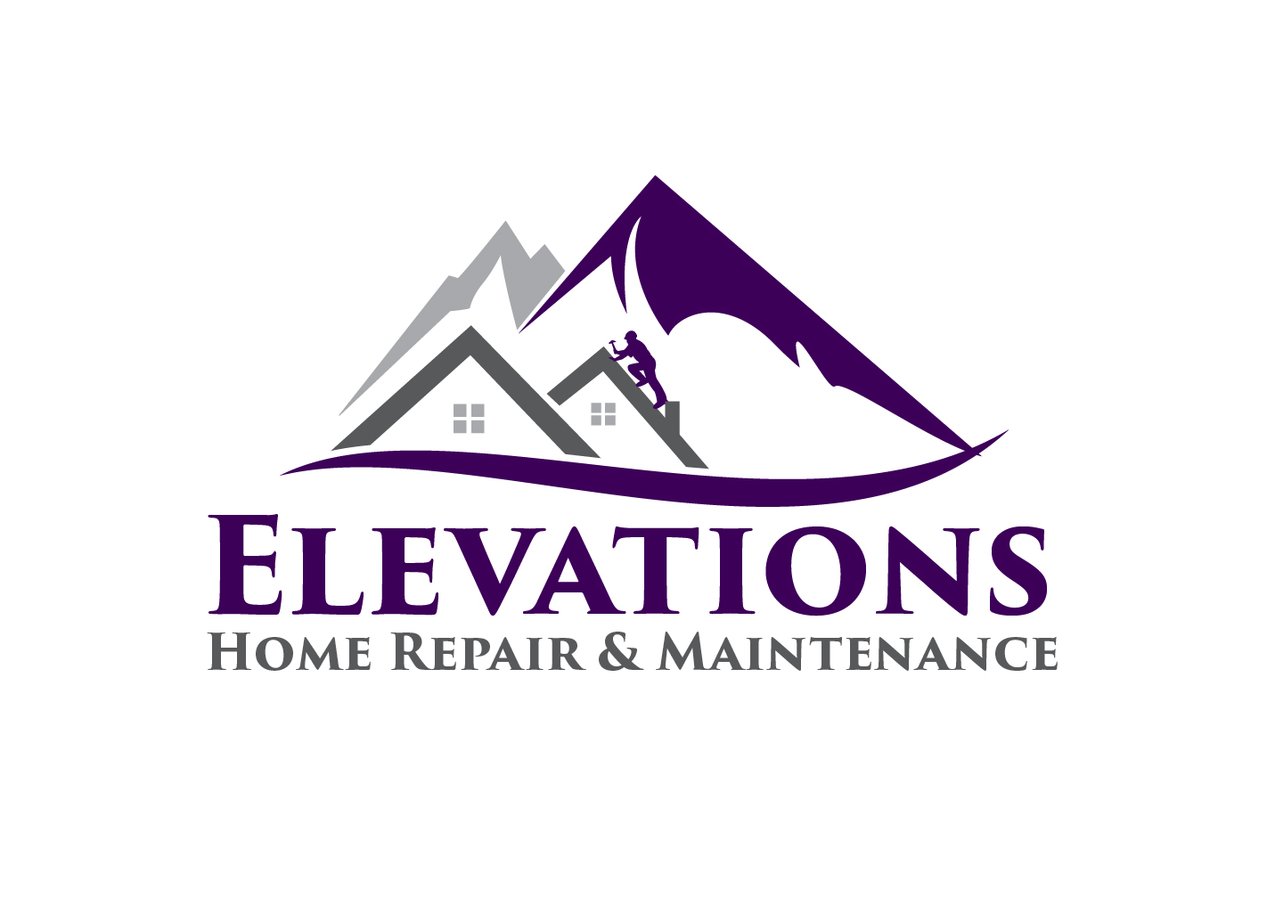 Logo Design by hih7 for Elevations Home Repair & Maintenance | Design: #7812728