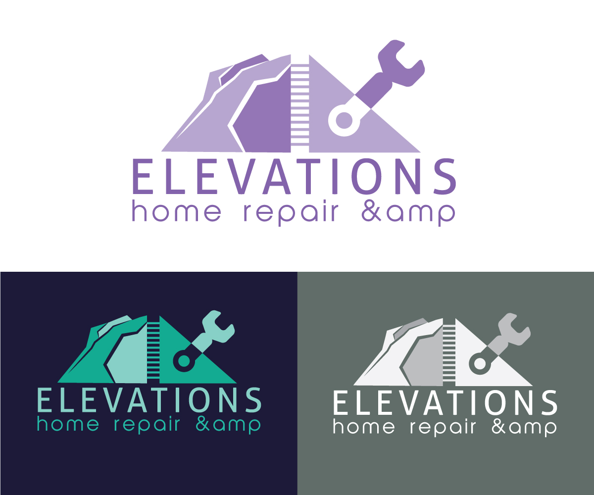 Logo Design by GeorgeB for Elevations Home Repair & Maintenance | Design #7835344