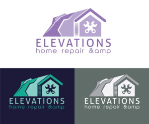 Logo Design by GeorgeB for Elevations Home Repair & Maintenance | Design: #7835587