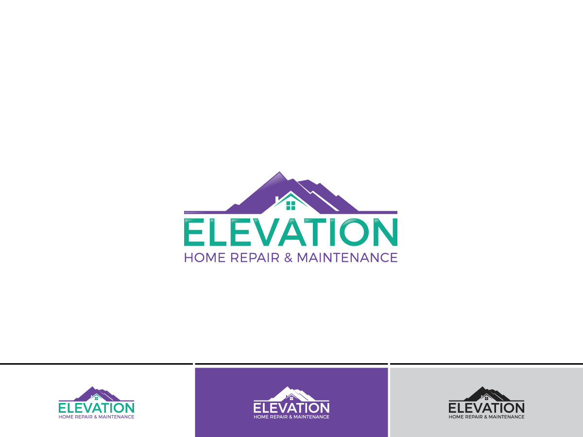 Logo Design by Kejo87 for Elevations Home Repair & Maintenance | Design #7821444