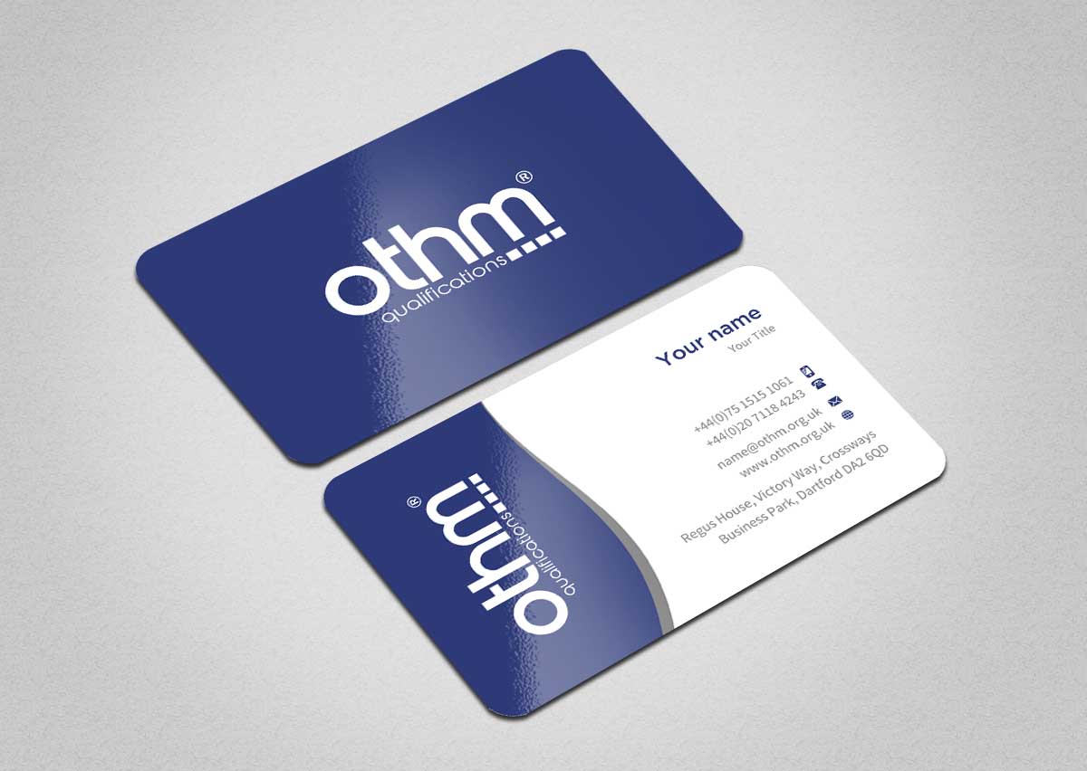 Business Card Design by INDIAN_Ashok for THE ORGANISATION FOR TOURISM & HOSPITALITY MANAGEMENT | Design #7792974