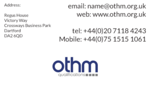 Business Card Design by Frank for THE ORGANISATION FOR TOURISM & HOSPITALITY MANAGEMENT | Design: #7786207