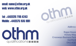 Business Card Design by Frank for THE ORGANISATION FOR TOURISM & HOSPITALITY MANAGEMENT | Design: #7786766