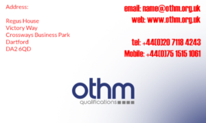 Business Card Design by Frank for THE ORGANISATION FOR TOURISM & HOSPITALITY MANAGEMENT | Design: #7786784