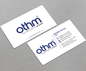 Business Card Design by AFHUN for THE ORGANISATION FOR TOURISM & HOSPITALITY MANAGEMENT | Design: #7788330