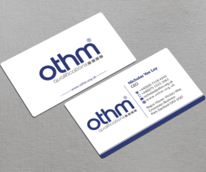 Business Card Design by AFHUN for THE ORGANISATION FOR TOURISM & HOSPITALITY MANAGEMENT | Design: #7788331