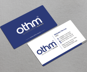 Business Card Design by AFHUN for THE ORGANISATION FOR TOURISM & HOSPITALITY MANAGEMENT | Design: #7788332