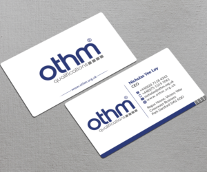 Business Card Design by AFHUN for THE ORGANISATION FOR TOURISM & HOSPITALITY MANAGEMENT | Design: #7788333