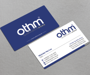 Business Card Design by AFHUN for THE ORGANISATION FOR TOURISM & HOSPITALITY MANAGEMENT | Design: #7788335