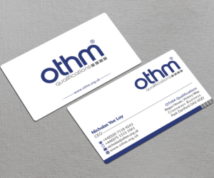 Business Card Design by AFHUN for THE ORGANISATION FOR TOURISM & HOSPITALITY MANAGEMENT | Design: #7788336