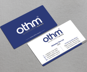 Business Card Design by AFHUN for THE ORGANISATION FOR TOURISM & HOSPITALITY MANAGEMENT | Design: #7788338