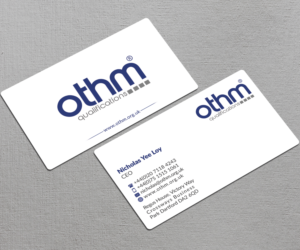 Business Card Design by AFHUN for THE ORGANISATION FOR TOURISM & HOSPITALITY MANAGEMENT | Design: #7788339