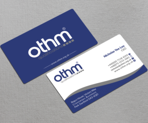 Business Card Design by AFHUN for THE ORGANISATION FOR TOURISM & HOSPITALITY MANAGEMENT | Design: #7788345