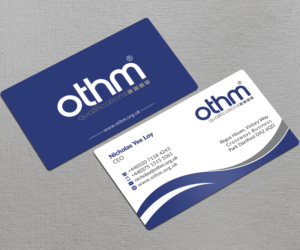 Business Card Design by AFHUN for THE ORGANISATION FOR TOURISM & HOSPITALITY MANAGEMENT | Design: #7788346