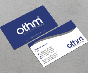 Business Card Design by AFHUN for THE ORGANISATION FOR TOURISM & HOSPITALITY MANAGEMENT | Design: #7788347