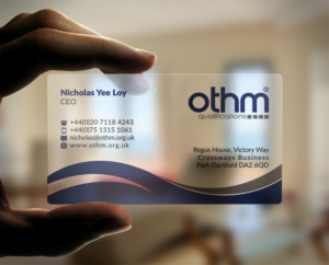 Business Card Design by AFHUN for THE ORGANISATION FOR TOURISM & HOSPITALITY MANAGEMENT | Design: #7788363