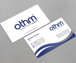 Business Card Design by AFHUN for THE ORGANISATION FOR TOURISM & HOSPITALITY MANAGEMENT | Design: #7788367