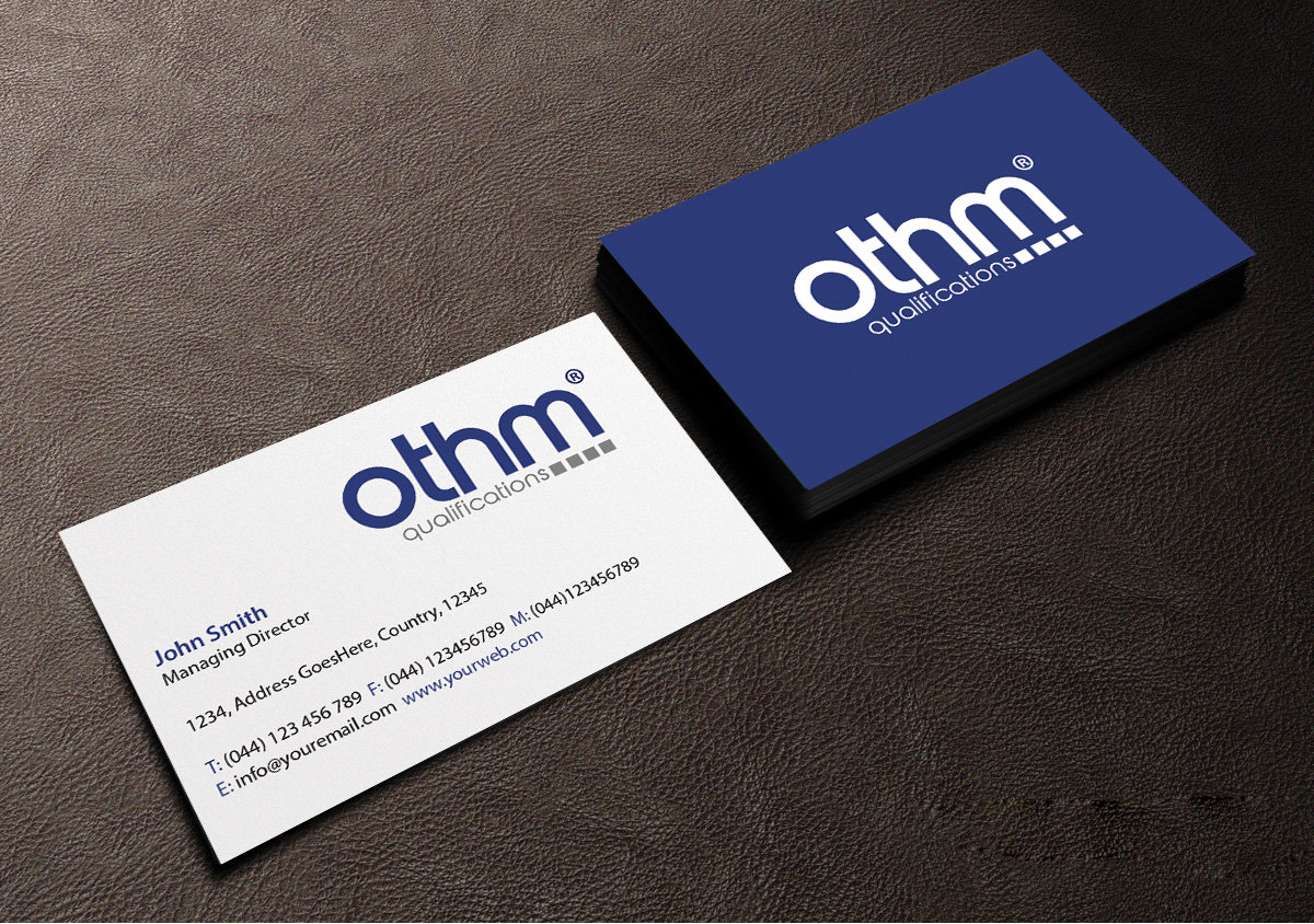 Business Card Design by Creations Box 2015 for THE ORGANISATION FOR TOURISM & HOSPITALITY MANAGEMENT | Design #7798899