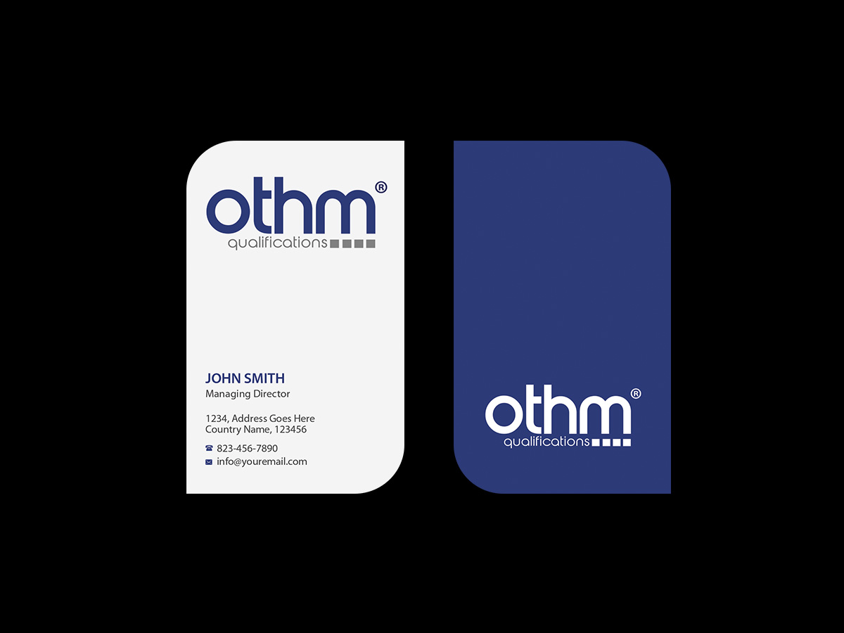 Business Card Design by Creations Box 2015 for THE ORGANISATION FOR TOURISM & HOSPITALITY MANAGEMENT | Design #7798902