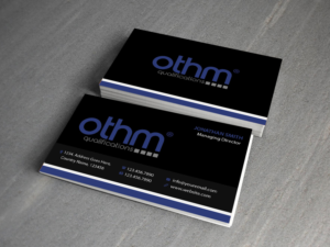 Business Card Design by Creations Box 2015 for THE ORGANISATION FOR TOURISM & HOSPITALITY MANAGEMENT | Design: #7798911