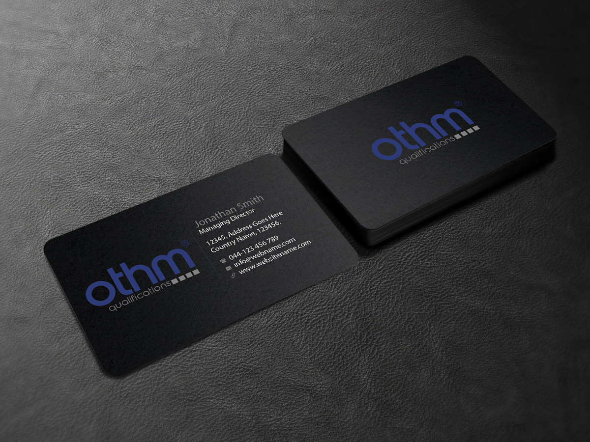 Business Card Design by Creations Box 2015 for THE ORGANISATION FOR TOURISM & HOSPITALITY MANAGEMENT | Design #7798915
