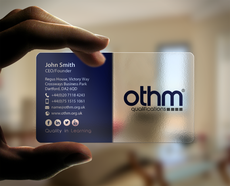 Business Card Design by chandrayaan.creative for THE ORGANISATION FOR TOURISM & HOSPITALITY MANAGEMENT | Design #7795867