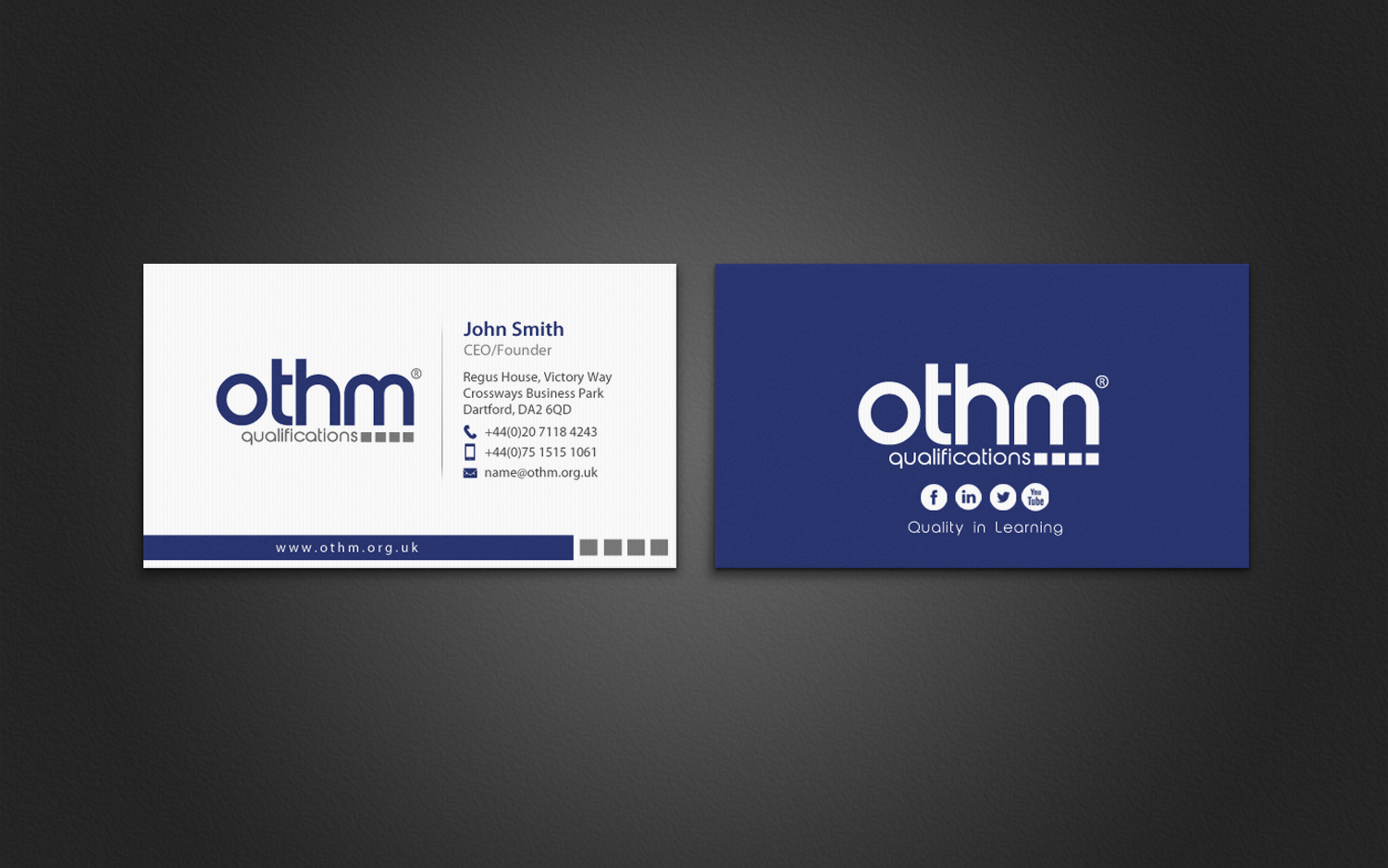 Business Card Design by chandrayaan.creative for THE ORGANISATION FOR TOURISM & HOSPITALITY MANAGEMENT | Design #7795881