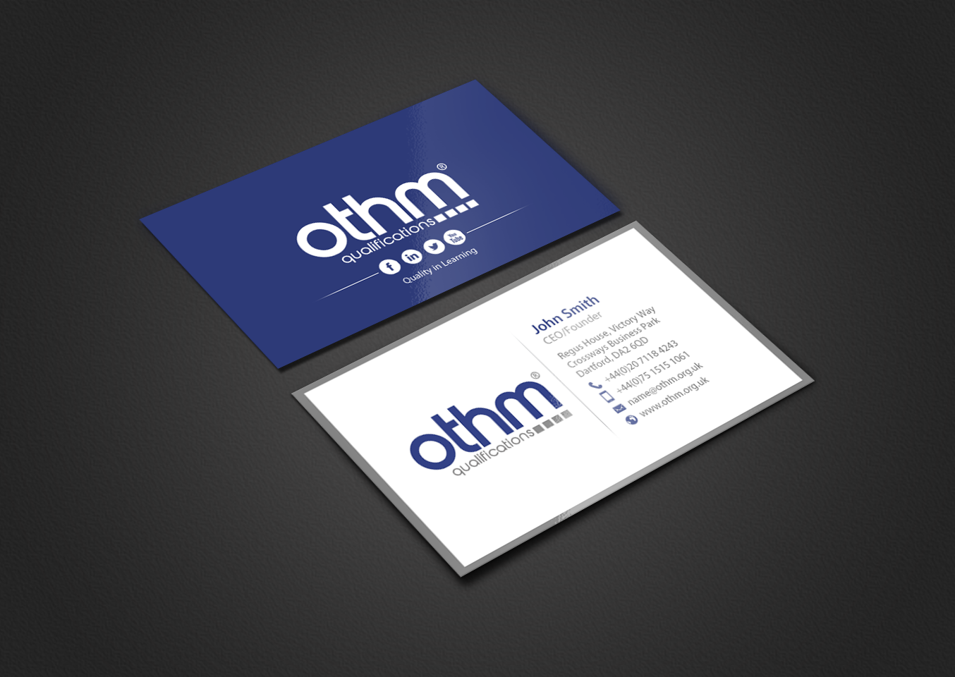 Business Card Design by chandrayaan.creative for THE ORGANISATION FOR TOURISM & HOSPITALITY MANAGEMENT | Design #7802802