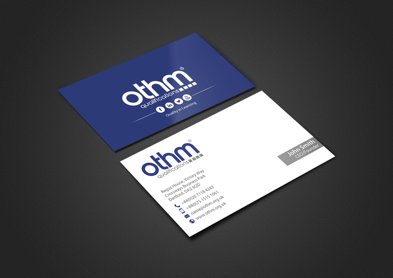 Business Card Design by chandrayaan.creative for THE ORGANISATION FOR TOURISM & HOSPITALITY MANAGEMENT | Design #7802806
