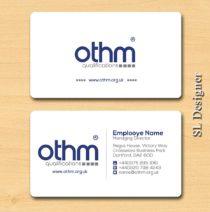 Business Card Design by SL Designer for THE ORGANISATION FOR TOURISM & HOSPITALITY MANAGEMENT | Design: #7786484