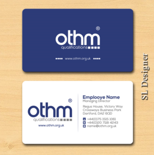 Business Card Design by SL Designer for THE ORGANISATION FOR TOURISM & HOSPITALITY MANAGEMENT | Design: #7786485
