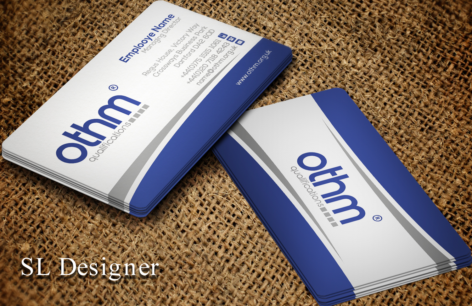 Business Card Design by SL Designer for THE ORGANISATION FOR TOURISM & HOSPITALITY MANAGEMENT | Design #7789900