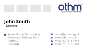 Business Card Design by hello 27 for THE ORGANISATION FOR TOURISM & HOSPITALITY MANAGEMENT | Design: #7786372