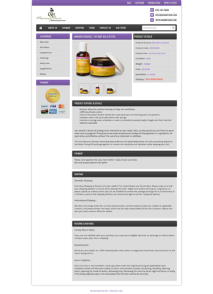 eBay Template Design in Baby Category  | Web Design by JustACreative1