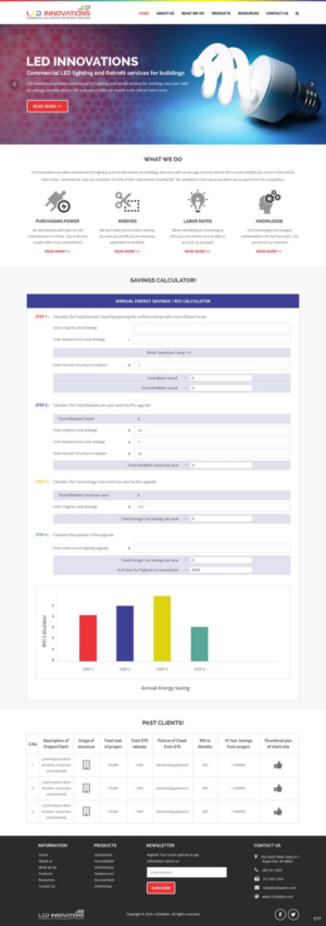 Web Design par pb pour LED Innovations | Design : #9602927