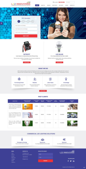 Web Design par pb pour LED Innovations | Design : #9602928