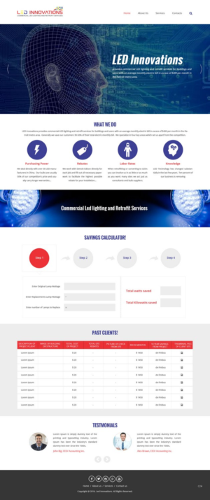 Web Design par pb pour LED Innovations | Design : #9602946