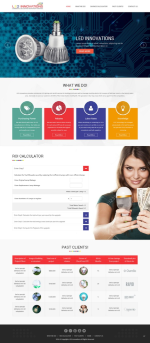 Web Design par pb pour LED Innovations | Design : #9621696