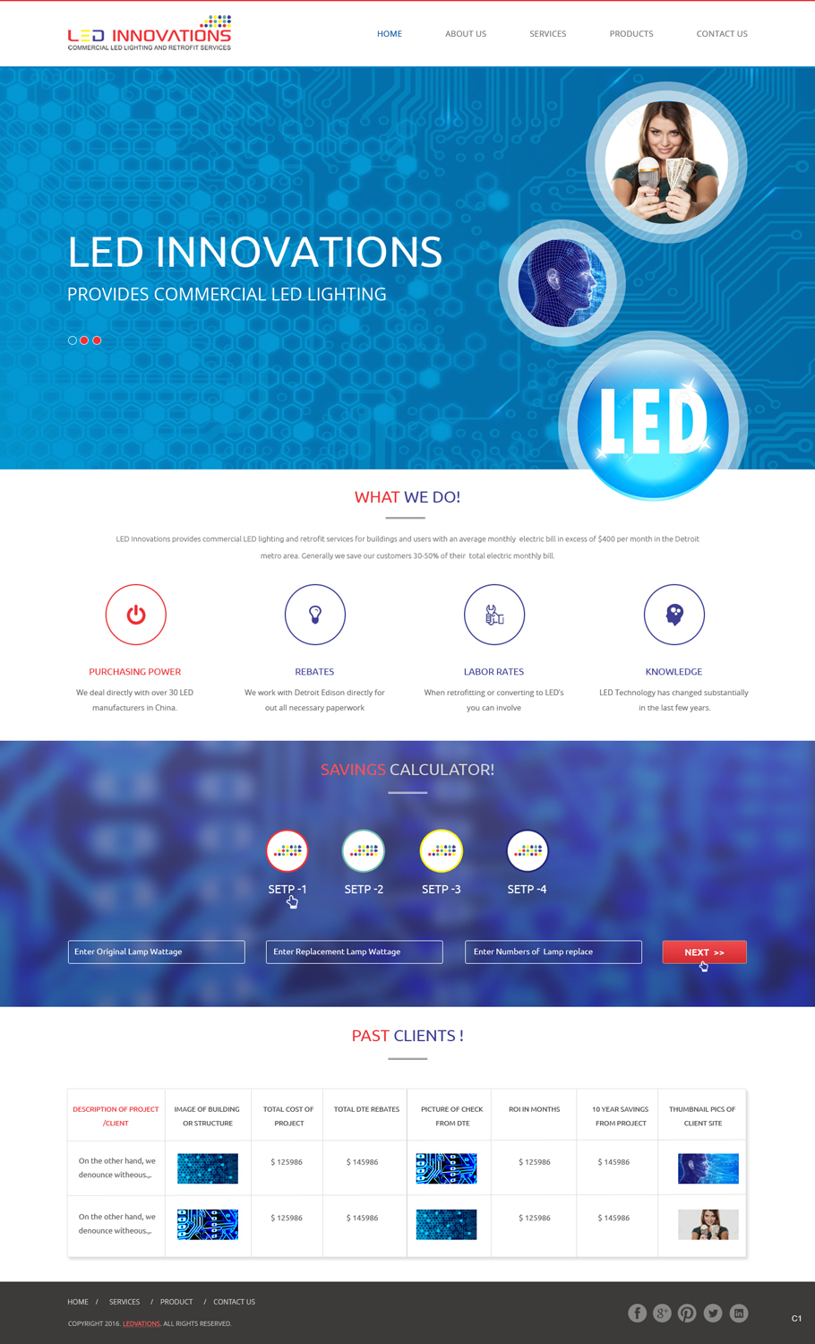 Web Design par pb pour LED Innovations | Design #9621709